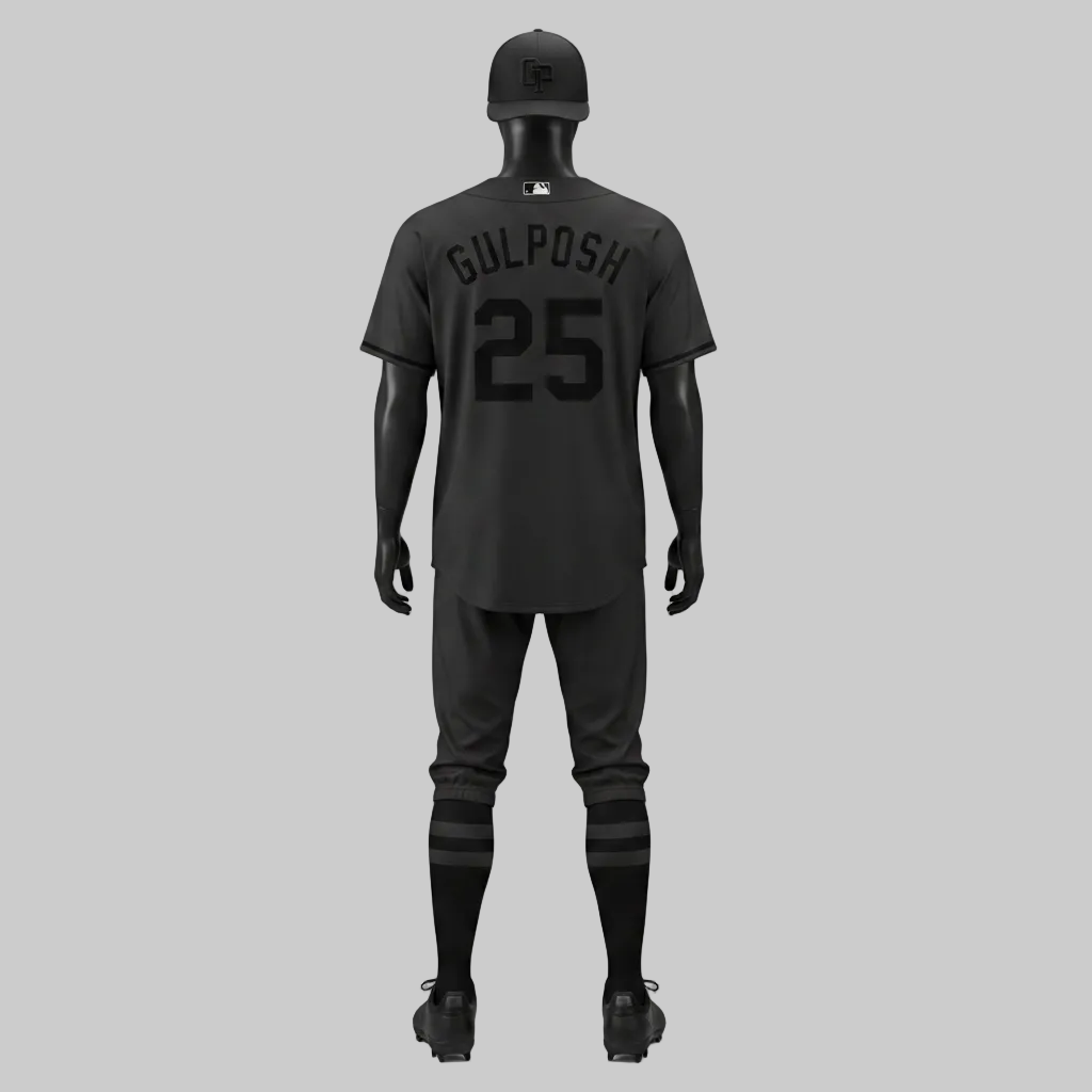 GP Elite Stealth Baseball Uniform – All Black Edition