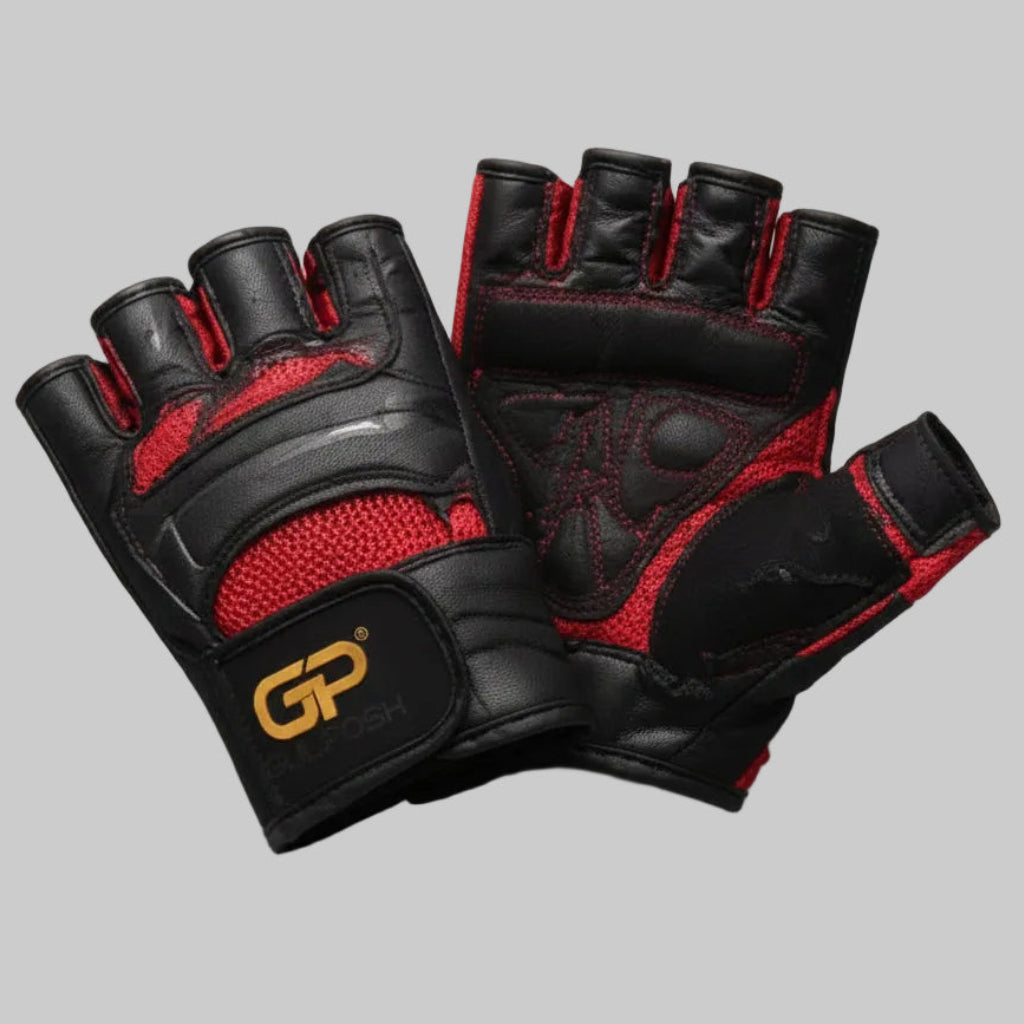 Gulposh Performance Training Gloves (Red/Black).