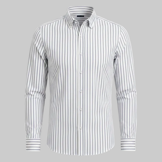Men’s Striped Casual Cotton Shirt