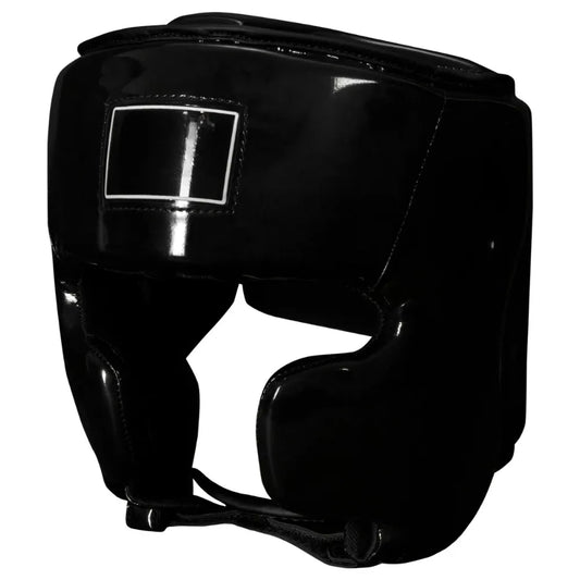 Gulposh Luxe Elite Full-Face Sparring Head Guard (Stealth Gloss Black Edition)