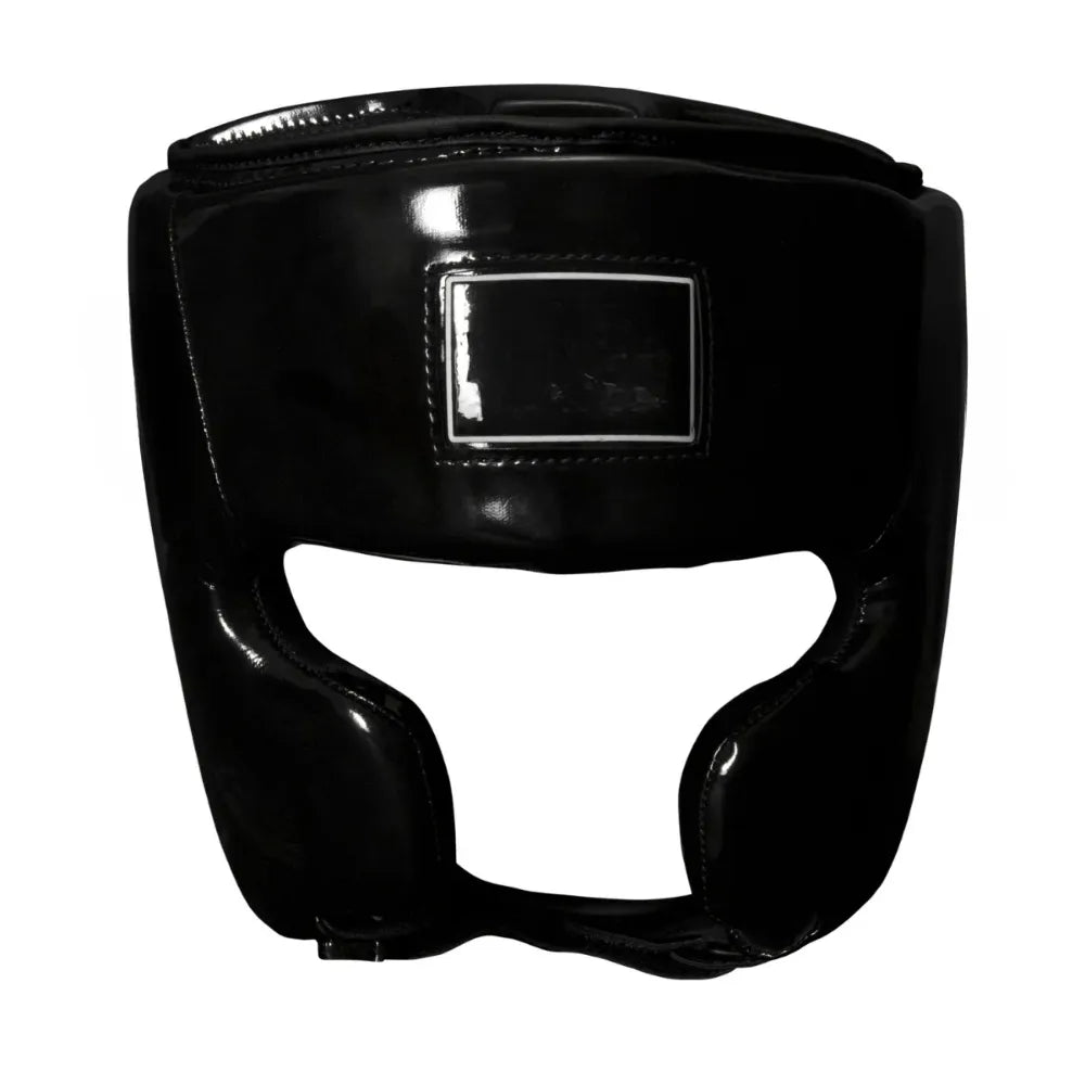 Gulposh Luxe Elite Full-Face Sparring Head Guard (Stealth Gloss Black Edition)