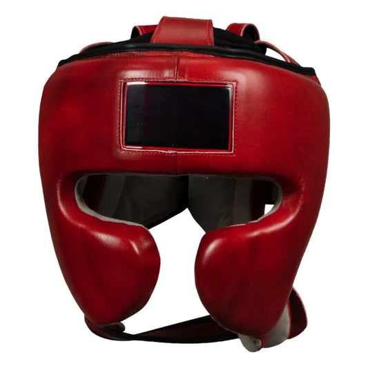 Gulposh Luxe Elite Full-Face Sparring Head Guard (Crimson Red Edition)