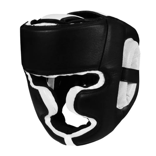 Gulposh Luxe Crown Series Full-Face Sparring Head Guard (Monochrome Contrast Edition)