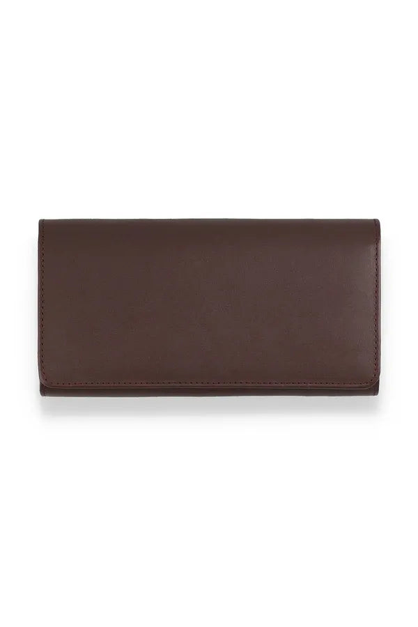 Classic Maroon Long Wallet.