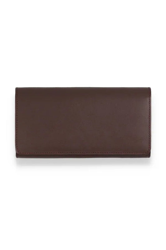 Classic Maroon Long Wallet.