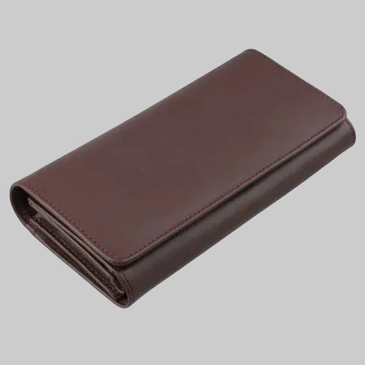 Classic Maroon Long Wallet.