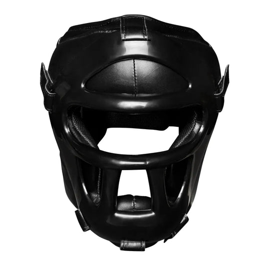 Gulposh Luxe Classic Full-Face Sparring Head Guard (Crimson Red & White Edition)