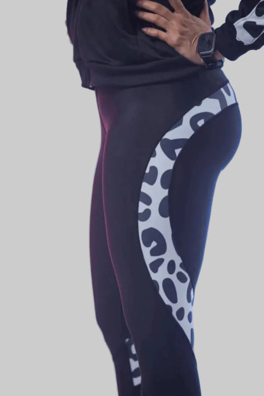 Gulposh Luxe "Safari Contour" Sublimated Panel Leggings