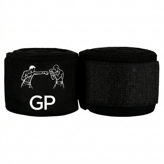 Gulposh Luxe Fighter Series Boxing Hand Wraps (Stealth Black & Clean GP Edition)