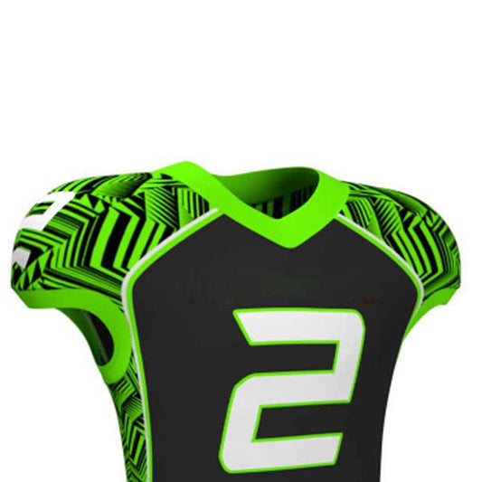 "Neon Strike" Custom American Football Uniform.