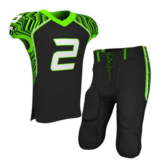 "Neon Strike" Custom American Football Uniform.