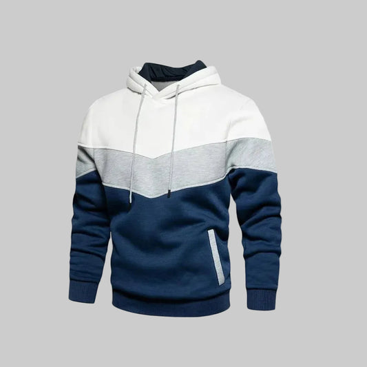 V-Panel Tricolor "Chevron" Pullover Hoodie