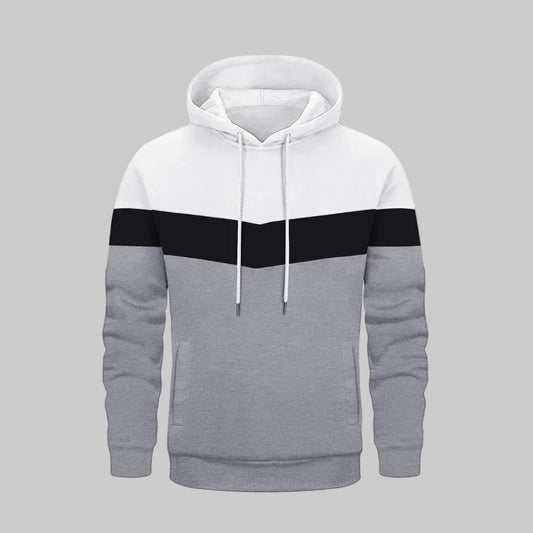 V-Panel Tricolor "Chevron" Pullover Hoodie