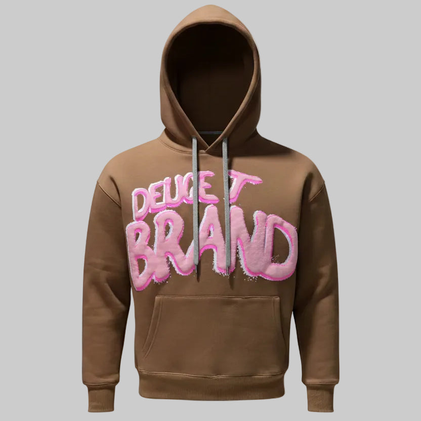 Deuce Brand "Pink Frost" Bubble Hoodie