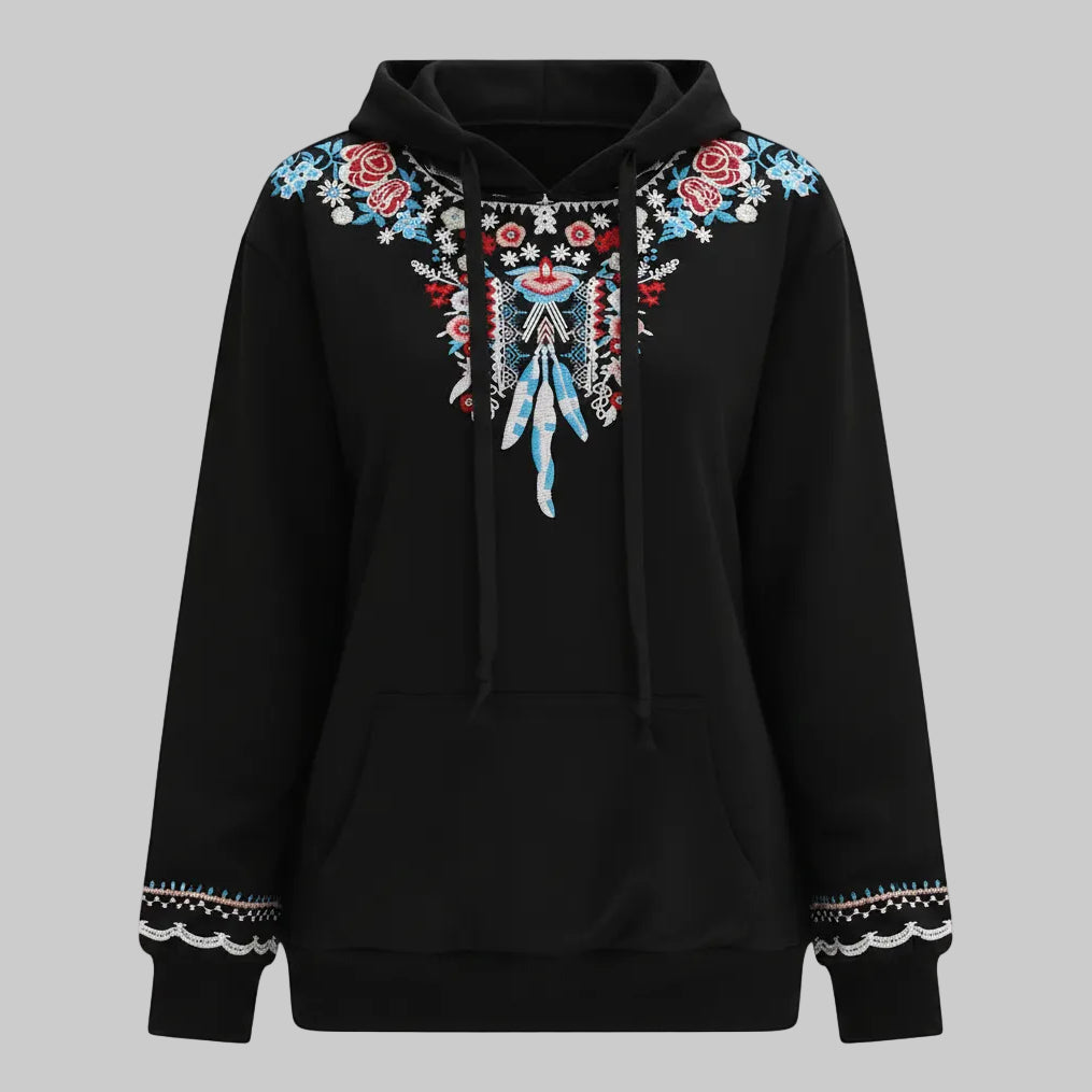 Artisan Bohemian Embroidered Hoodie