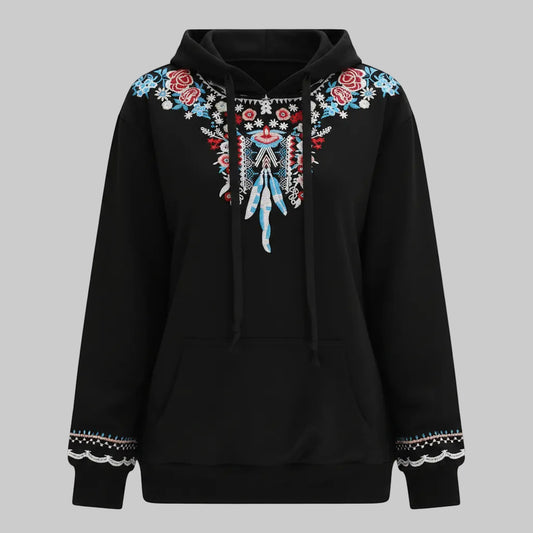 Artisan Bohemian Embroidered Hoodie