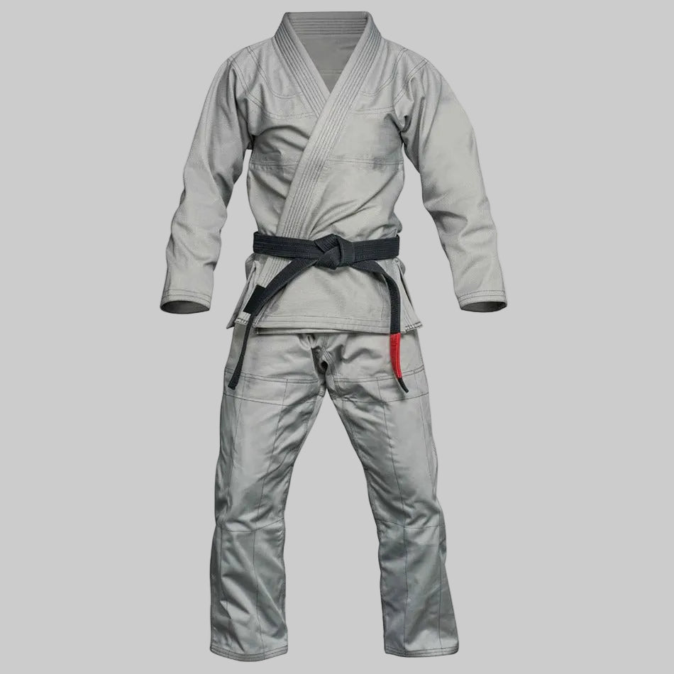 Premium Blank Pearl Weave Brazilian Jiu-Jitsu (BJJ) Gi Matte Gray Edition