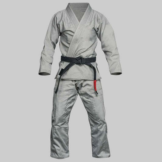 Premium Blank Pearl Weave Brazilian Jiu-Jitsu (BJJ) Gi Matte Gray Edition