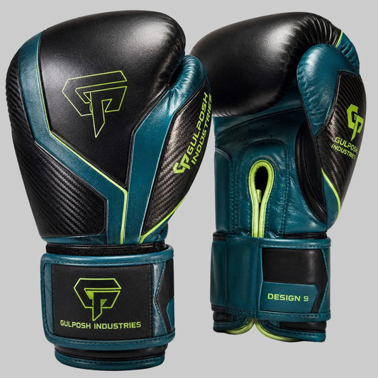 Gulposh Industries Carbon-Tech Cyber Teal Boxing Gloves