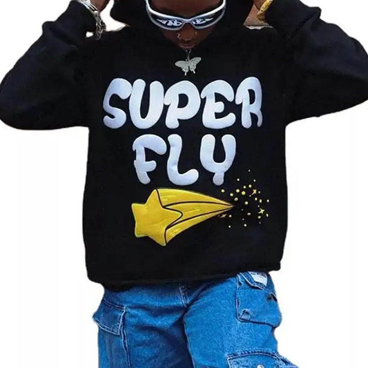 Dimension" Puff Print Hoodie