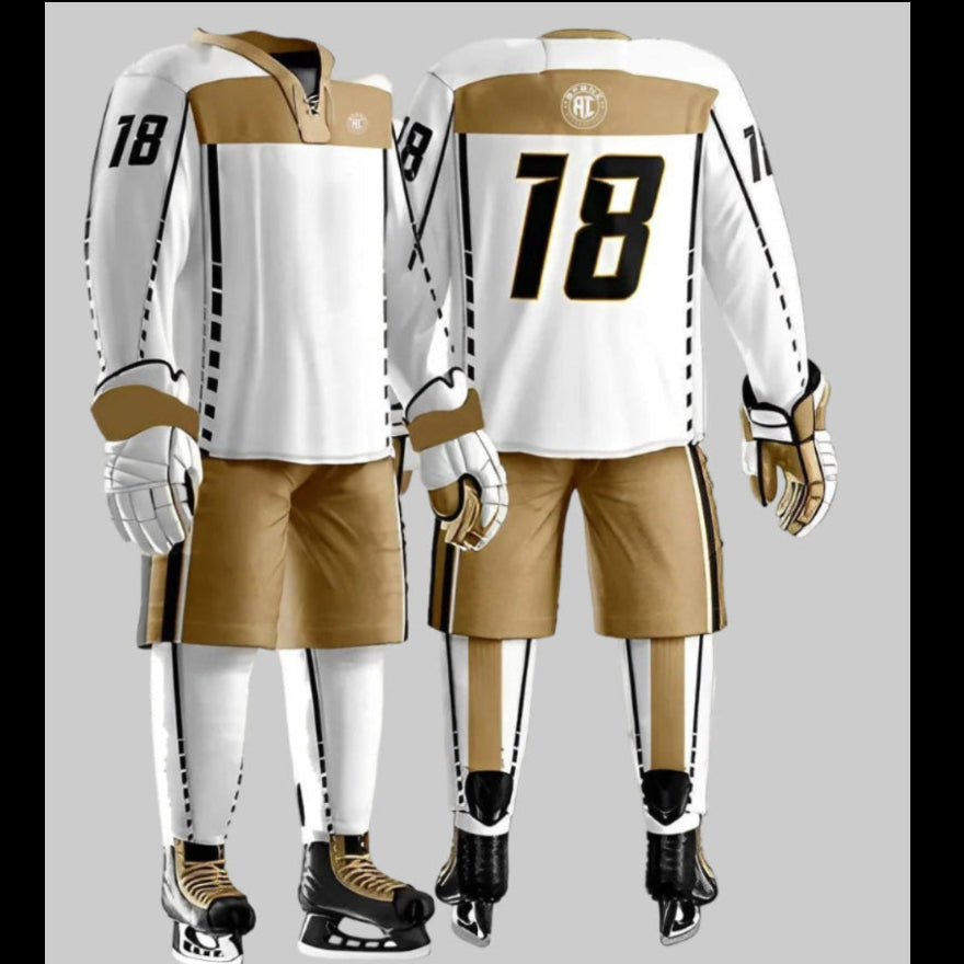Professional "Gold Edition" Custom Hockey Uniform