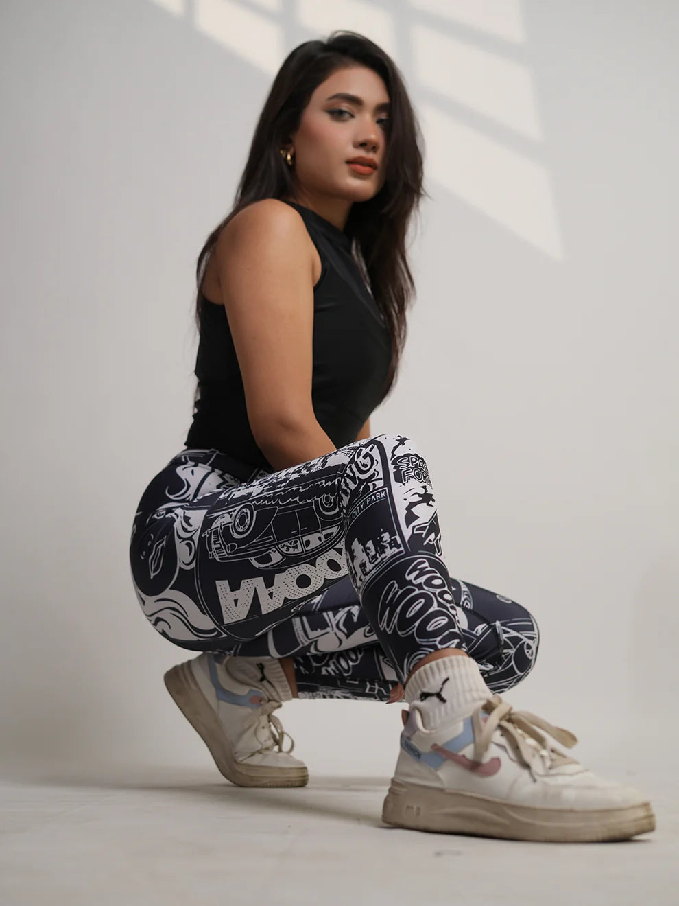 Gulposh Luxe "Pop-Art Comic" Sublimated Fitness Leggings