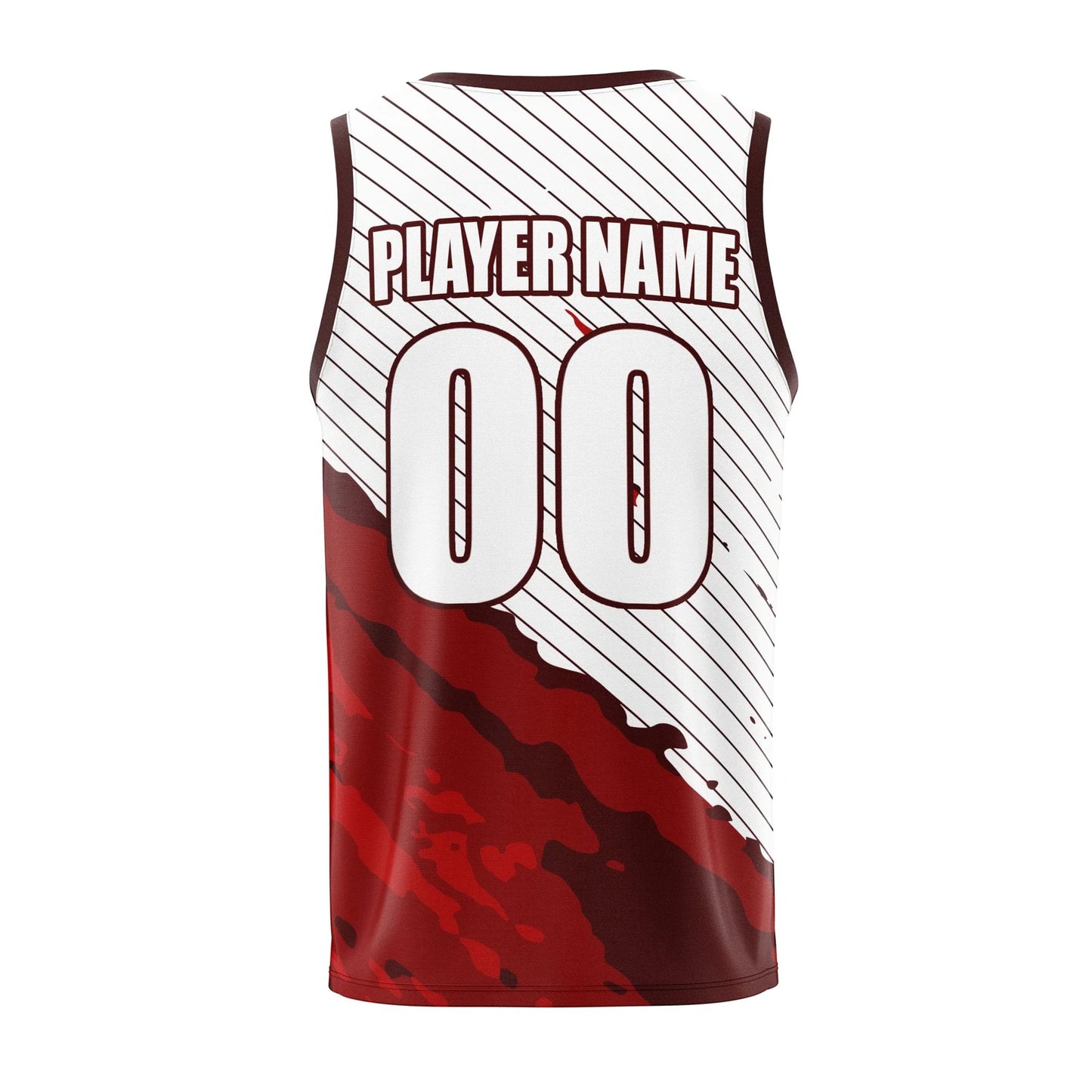 Crimson Drive Custom Basketball Uniform Set