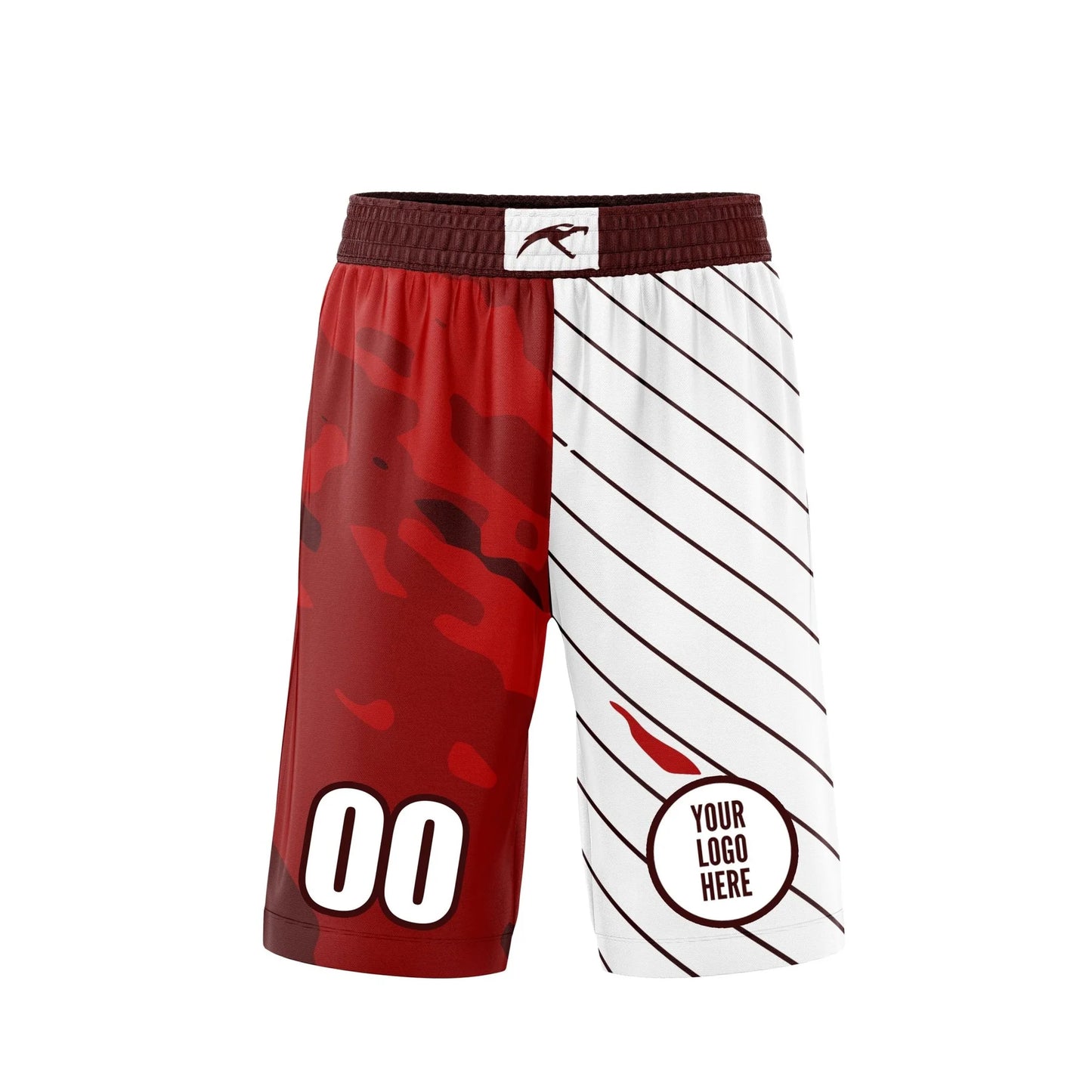 Crimson Drive Custom Basketball Uniform Set
