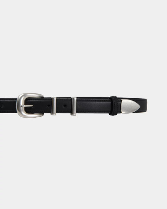 Elite-Slim" Calfskin Belt