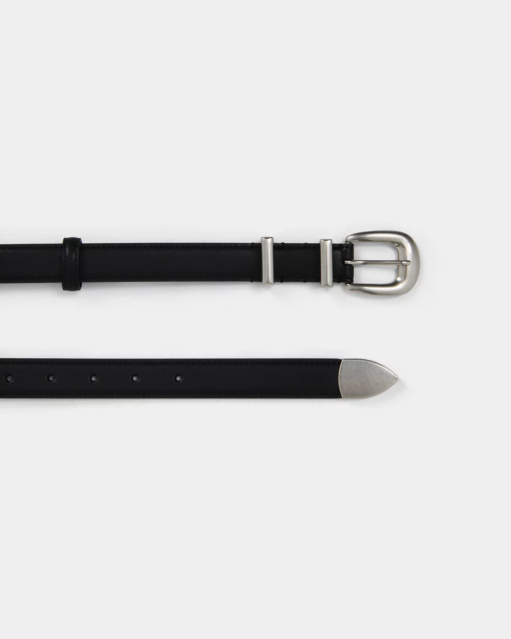 Elite-Slim" Calfskin Belt