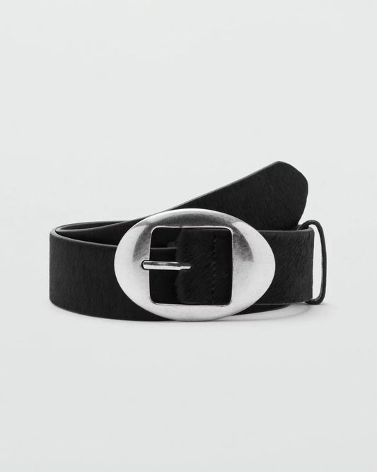 "Shadow" Textured Pony-Hair Belt