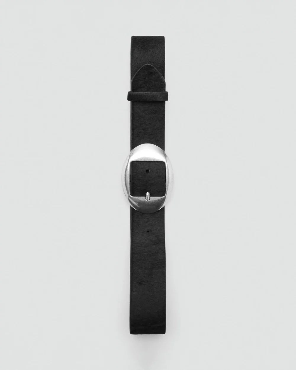 "Shadow" Textured Pony-Hair Belt