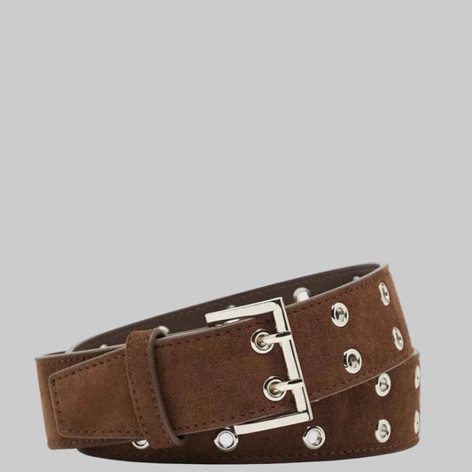 Naked Vice "The Hendrix" Belt (Chocolate Suede)