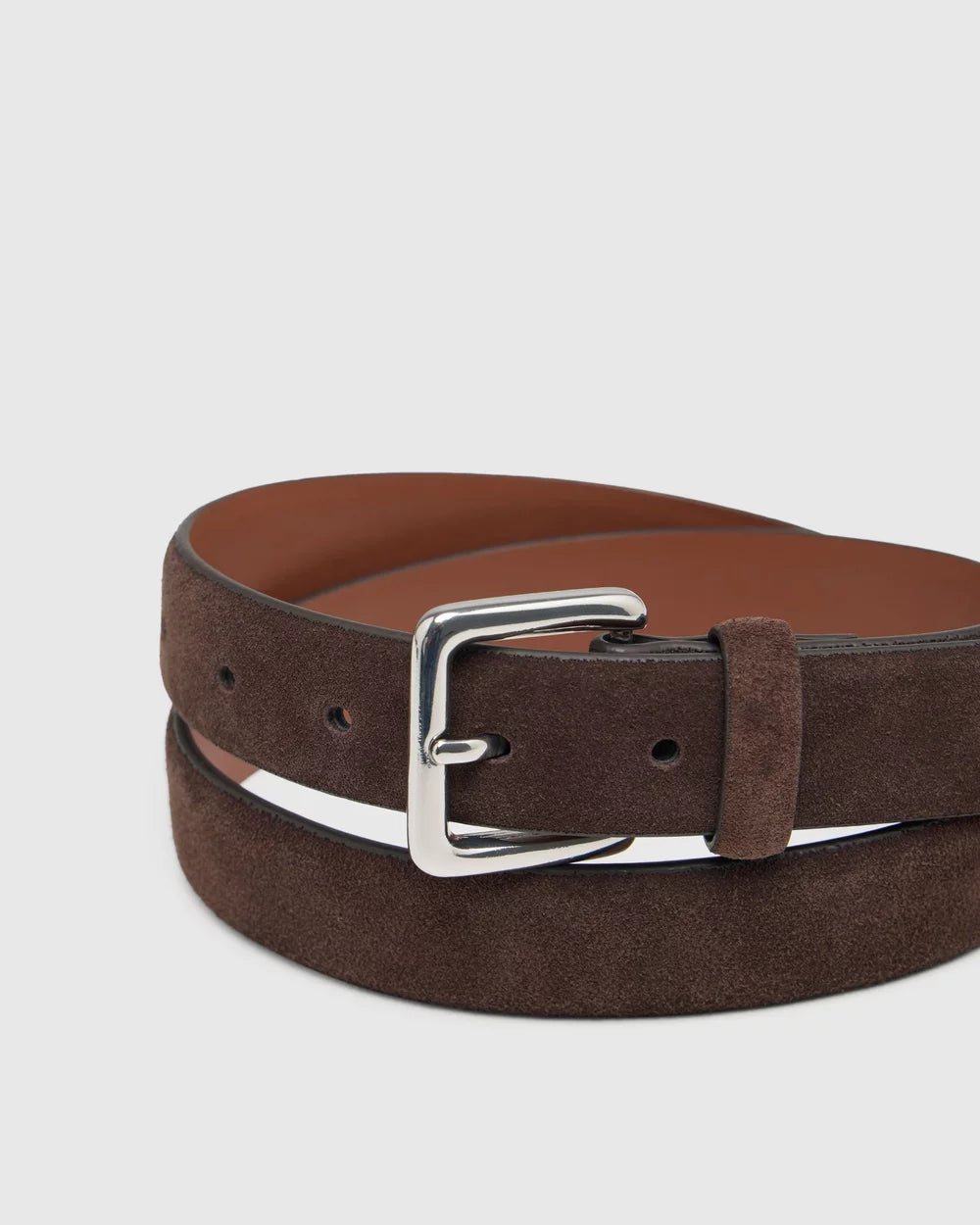 Classic Suede Leather Dress Belt