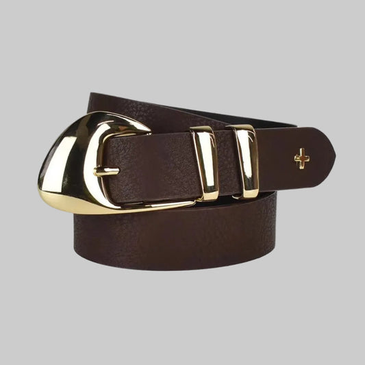 "Moma" Sculptural Buckle Belt