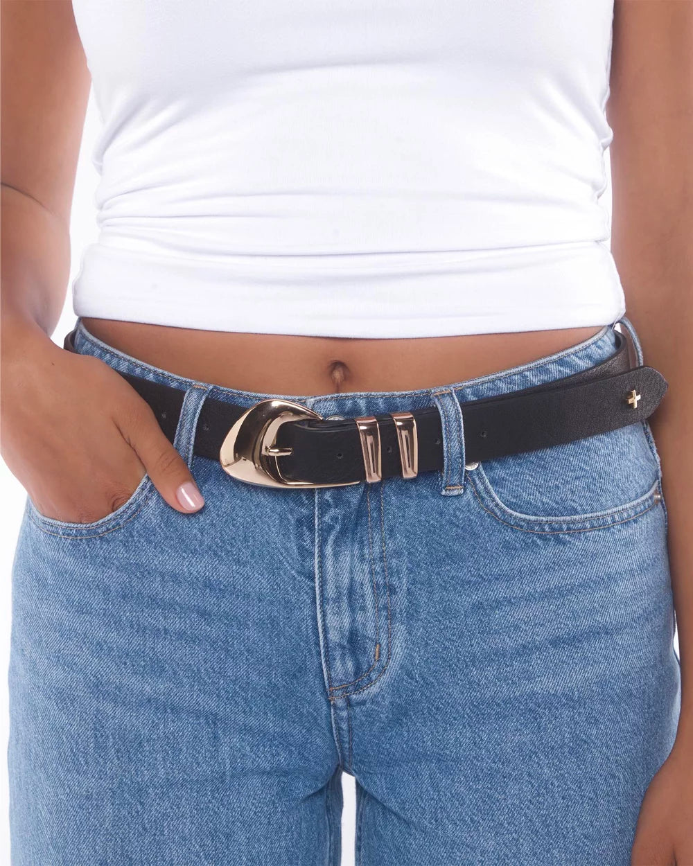 "Moma" Sculptural Buckle Belt
