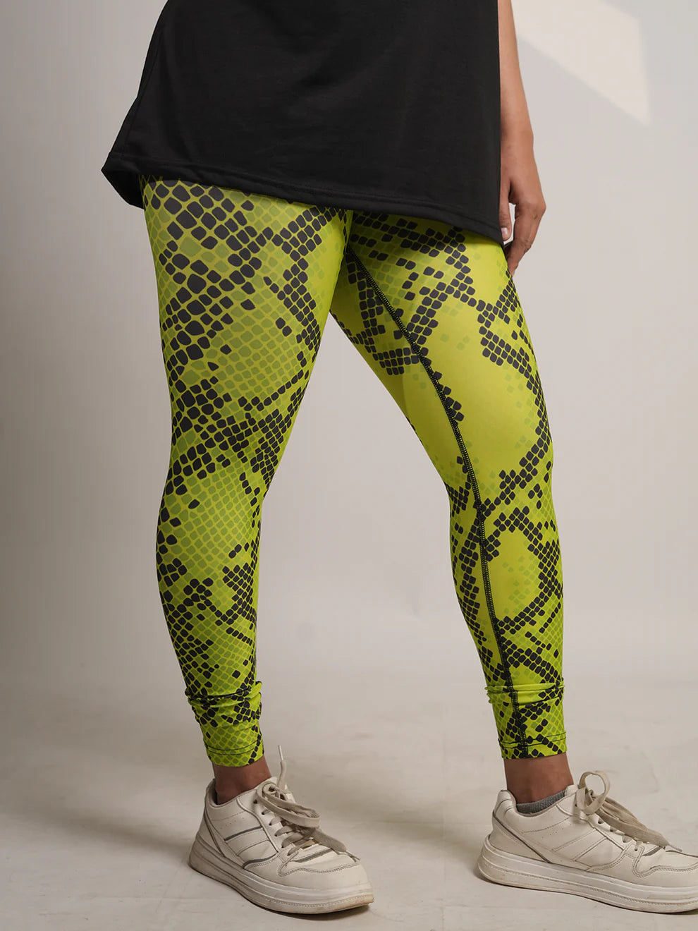 Gulposh Luxe "Viper Neon" Sublimated Snake Print Leggings