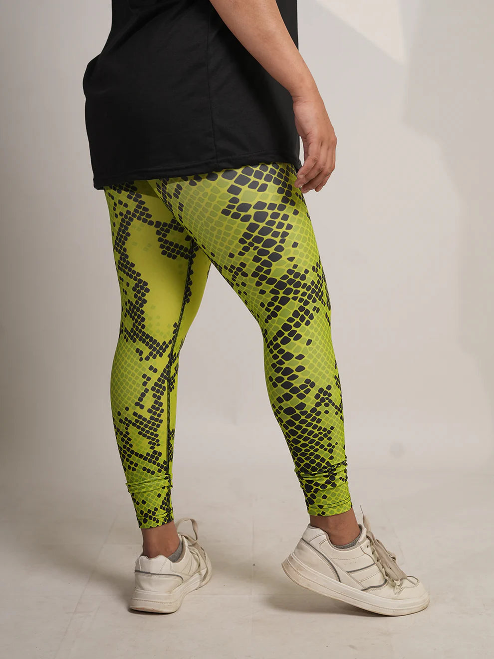 Gulposh Luxe "Viper Neon" Sublimated Snake Print Leggings