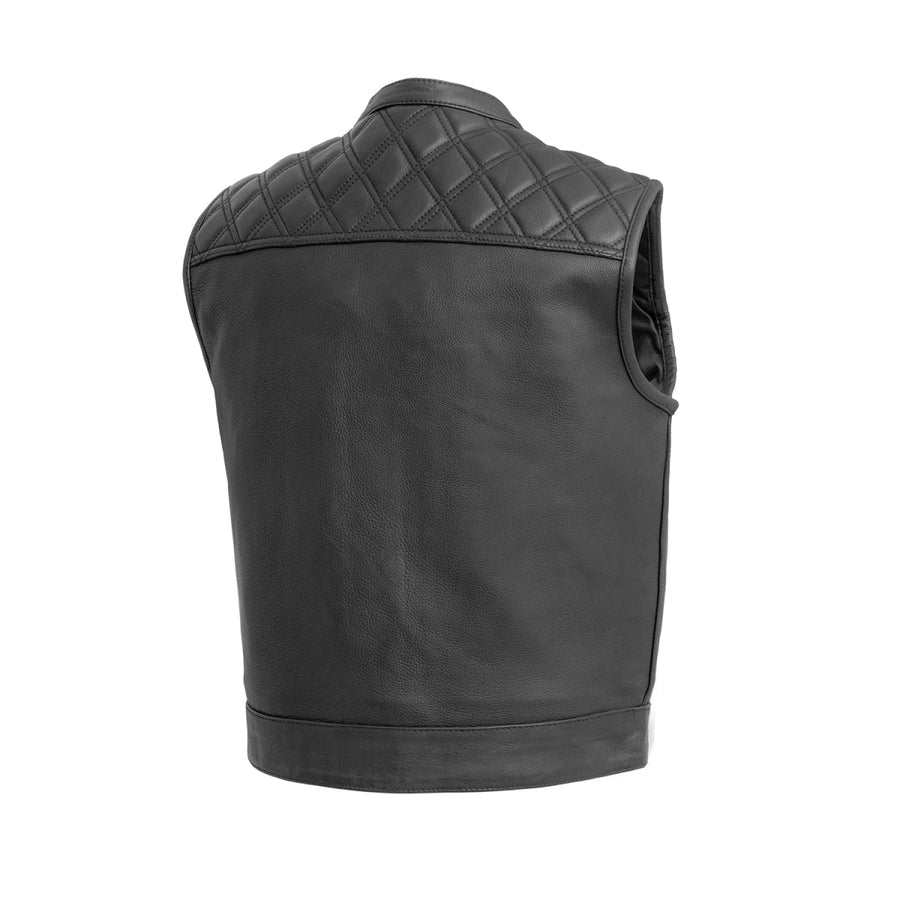 Men's Club Style Leather Vest